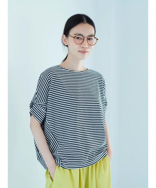 AMERICAN HOLIC（アメリカンホリック）の「・変形カットプルオーバー（Tシャツ/カットソー・レディース・オフホワイト/カーキ/その他7/ブラック・FREE）」の12枚目の写真