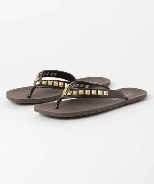 HENRY&HENRY(ヘンリーアンドヘンリー)の「HENRY&HENRY ヘンリーヘンリー / 別注 スタッズ サンダル(サンダル・メンズ・ブラウン/ブラック・41/39/43)」の1枚目の写真