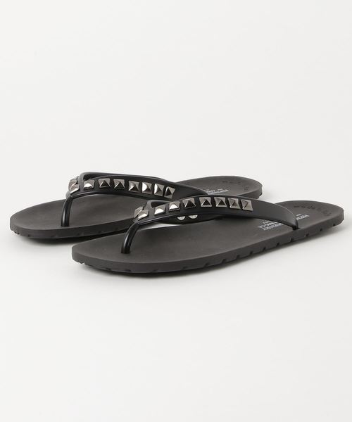 HENRY&HENRY(ヘンリーアンドヘンリー)の「HENRY&HENRY ヘンリーヘンリー / 別注 スタッズ サンダル(サンダル・メンズ・ブラウン/ブラック・41/39/43)」の2枚目の写真