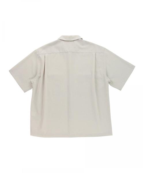 BEAUTY&YOUTH UNITED ARROWS（ビューティーアンドユースユナイテッドアローズ）の「BY TW 2ポケット スナップ ワイドフォルム シャツ ◆（シャツ/ブラウス・メンズ・ライトグレー/ネイビー・SMALL/X-LARGE/LARGE/MEDIUM）」の4枚目の写真