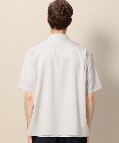 BEAUTY&YOUTH UNITED ARROWS（ビューティーアンドユースユナイテッドアローズ）の「BY TW 2ポケット スナップ ワイドフォルム シャツ ◆（シャツ/ブラウス・メンズ・ライトグレー/ネイビー・SMALL/X-LARGE/LARGE/MEDIUM）」の6枚目の写真