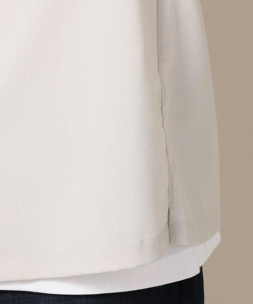 BEAUTY&YOUTH UNITED ARROWS（ビューティーアンドユースユナイテッドアローズ）の「BY TW 2ポケット スナップ ワイドフォルム シャツ ◆（シャツ/ブラウス・メンズ・ライトグレー/ネイビー・SMALL/X-LARGE/LARGE/MEDIUM）」の12枚目の写真