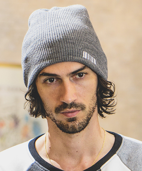 felkod(フィルコッド)の「mko7154-Simple Back Pool Knit Cap ニットキャップ(ニットキャップ/ビーニー・メンズ・ミックスグレー/ブラック・FREE)」の3枚目の写真