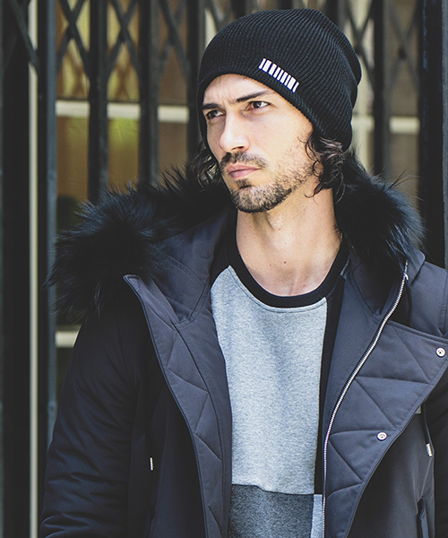 felkod(フィルコッド)の「mko7154-Simple Back Pool Knit Cap ニットキャップ(ニットキャップ/ビーニー・メンズ・ミックスグレー/ブラック・FREE)」の6枚目の写真
