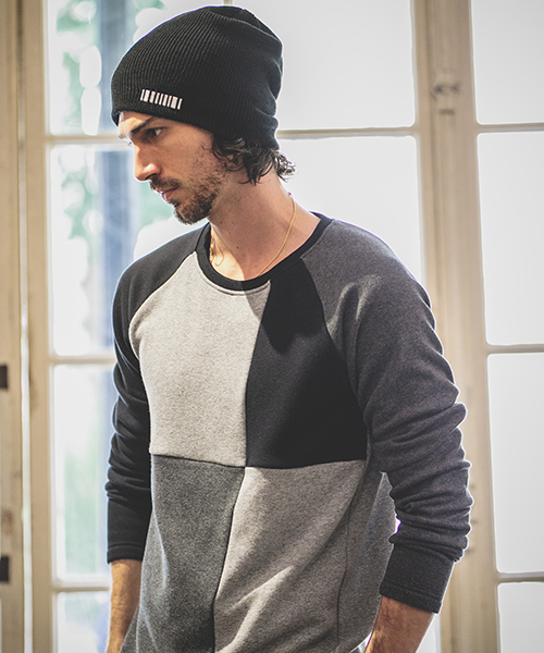 felkod(フィルコッド)の「mko7154-Simple Back Pool Knit Cap ニットキャップ(ニットキャップ/ビーニー・メンズ・ミックスグレー/ブラック・FREE)」の7枚目の写真