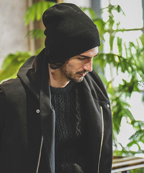 felkod(フィルコッド)の「mko7154-Simple Back Pool Knit Cap ニットキャップ(ニットキャップ/ビーニー・メンズ・ミックスグレー/ブラック・FREE)」の8枚目の写真