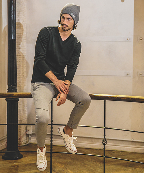 felkod(フィルコッド)の「mko7154-Simple Back Pool Knit Cap ニットキャップ(ニットキャップ/ビーニー・メンズ・ミックスグレー/ブラック・FREE)」の10枚目の写真