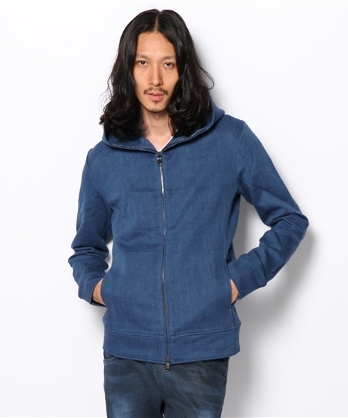 国内未入荷モデル Elwood Clothing Denim Parka デニムパーカー NWT Elwood Clothing - Vintage Black Washed Denim Parka