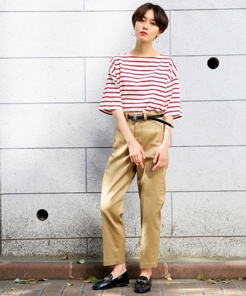 LOWRYS FARM(ローリーズファーム)の「Wranglerウエポンチノ 798866(チノパンツ・レディース・ベージュ/ネイビー/ブラウン・SMALL/MEDIUM)」の6枚目の写真