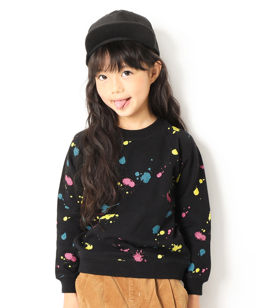 devirock(デビロック)の「総柄プリント長袖裏毛スウェットトレーナー(スウェット・キッズ・その他4/その他5/その他6/その他7/その他3/その他2/その他1・140cm/150cm/160cm/110cm/100cm/120cm/130cm)」の1枚目の写真