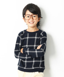 devirock | 総柄プリント長袖裏毛スウェットトレーナー(スウェット)