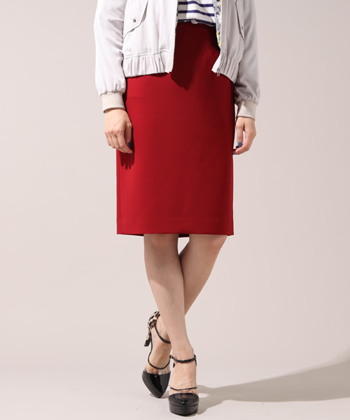 CROON A SONG（クルーンアソング）の「【NET販売限定】ニードルパンチ タイトスカート（スカート・レディース・ブラック/ベージュ/ボルドー・36/38/40）」の6枚目の写真