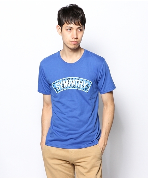 WEGO(ウィゴー)の「WEGO/BOXロゴTee(S)(Tシャツ/カットソー・メンズ・レッド/ブラック/ホワイト/ライトイエロー/ブルー・MEDIUM/LARGE)」の4枚目の写真