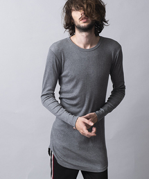 NO ID. | mlt2369-デュアルウォームテレコＣ-ＮロンＴ(Tシャツ/カットソー)