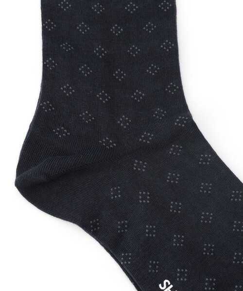 SHIPS(シップス)の「SHIPS: シャドー コモン コットン ドレス ソックス(ソックス/靴下・メンズ・ブラック/ネイビー/ダークグレー/ブラウン・ONE SIZE)」の6枚目の写真