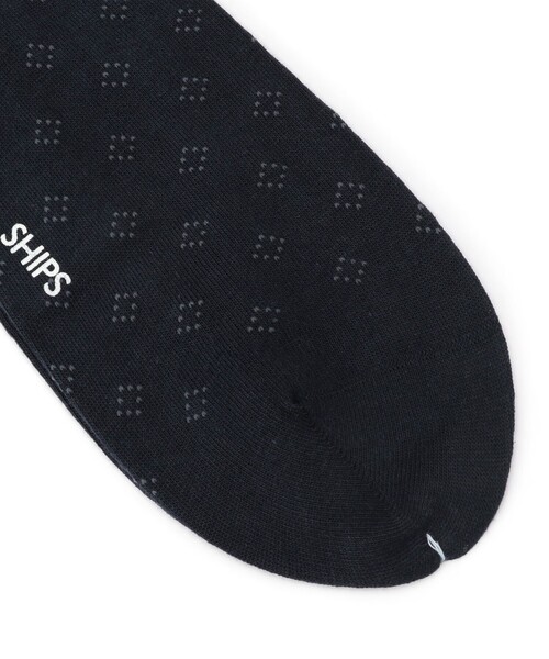 SHIPS(シップス)の「SHIPS: シャドー コモン コットン ドレス ソックス(ソックス/靴下・メンズ・ブラック/ネイビー/ダークグレー/ブラウン・ONE SIZE)」の7枚目の写真