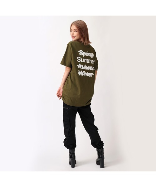 RADIO EVA(ラヂオエヴァ)の「RADIO EVA 572 NEW ONLY SUMMER T-Shirt(Tシャツ/カットソー・メンズ・ホワイト/ブラック/ホワイト×グリーン/ホワイト×ブルー/ブラック×ブルー/オリーブ・SMALL/MEDIUM/LARGE/X-LARGE)」の7枚目の写真