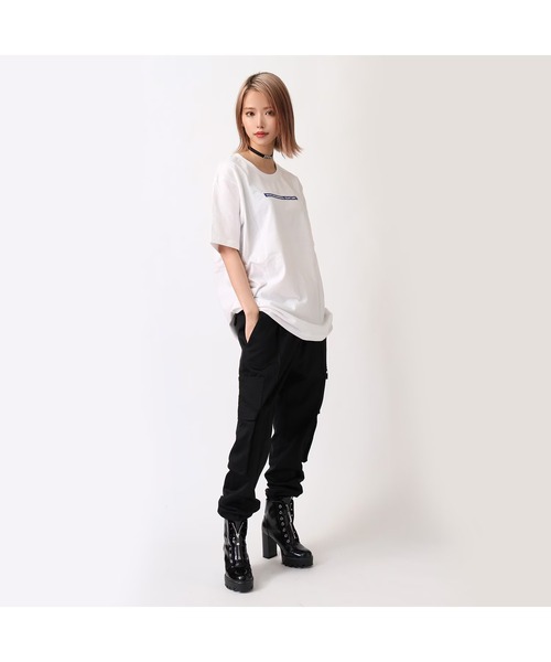 RADIO EVA(ラヂオエヴァ)の「RADIO EVA 572 NEW ONLY SUMMER T-Shirt(Tシャツ/カットソー・メンズ・ホワイト/ブラック/ホワイト×グリーン/ホワイト×ブルー/ブラック×ブルー/オリーブ・SMALL/MEDIUM/LARGE/X-LARGE)」の8枚目の写真