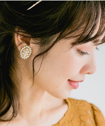 A part by | ビジューラウンドイヤリング 818525(イヤリング)