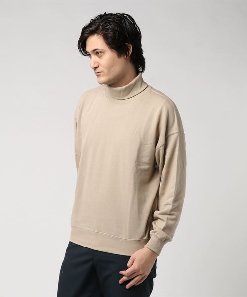 WEGO（ウィゴー）の「WEGO/タートルネックプルオーバースウェット（スウェット・メンズ・ホワイト/ブラック/ベージュ/ワイン・LARGE/SMALL/MEDIUM）」の19枚目の写真