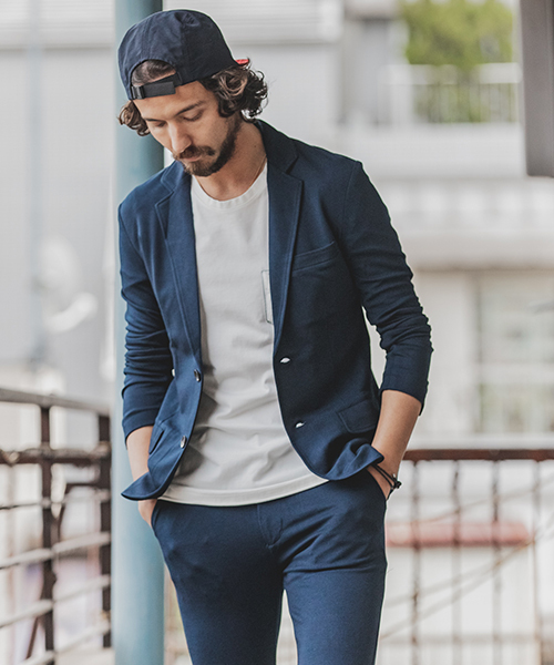 Mighty Shine(マイティシャイン)の「mko7743-CAMBIO別注 Mighty Shine Cotton Nylon JET CAP ジェットキャップ(キャップ・メンズ・ブルー系その他/ブラック・FREE)」の11枚目の写真