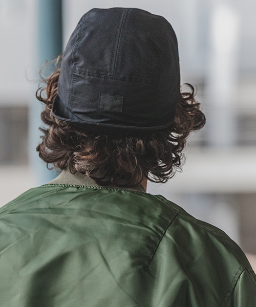 Mighty Shine(マイティシャイン)の「mko7743-CAMBIO別注 Mighty Shine Cotton Nylon JET CAP ジェットキャップ(キャップ・メンズ・ブルー系その他/ブラック・FREE)」の20枚目の写真