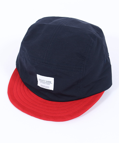Mighty Shine(マイティシャイン)の「mko7743-CAMBIO別注 Mighty Shine Cotton Nylon JET CAP ジェットキャップ(キャップ・メンズ・ブルー系その他/ブラック・FREE)」の7枚目の写真