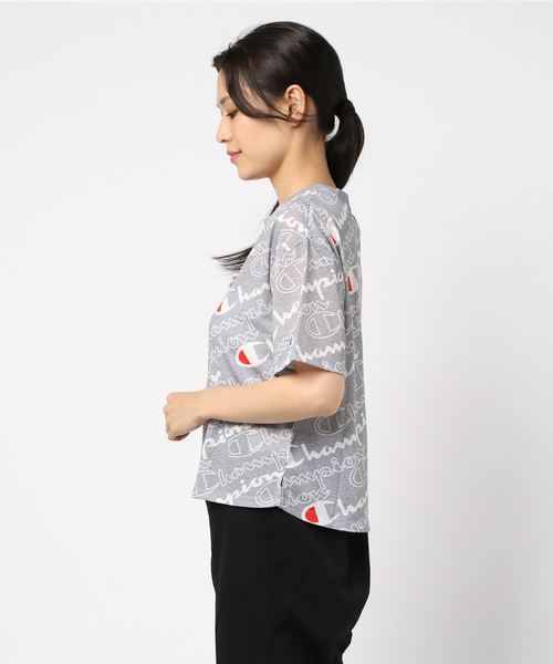 Champion（チャンピオン）の「【Champion/チャンピオン】レディース アクティブスタイル Tシャツ（Tシャツ/カットソー・レディース・インディゴブルー/ダークネイビー/ホワイト/グレー/ブルー系その他・MEDIUM/LARGE）」の7枚目の写真