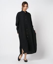 TICCA ロングシャツワンピースSOMELOS社 ワイドシルエット TICCA ロングシャツワンピースSOMELOS社 ワイドシルエット TICCA
