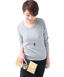NANO universe | ミニケーブルニット(ニット/セーター)
