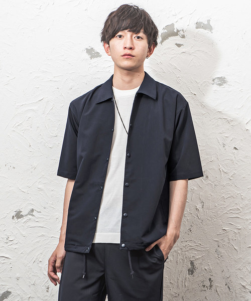 MinoriTY（マイノリティ）の「S/S接触冷感コーチジャケット（その他アウター・メンズ・ネイビー/ダークグレー/ブラック/ベージュ/チャコール・L/M）」の5枚目の写真