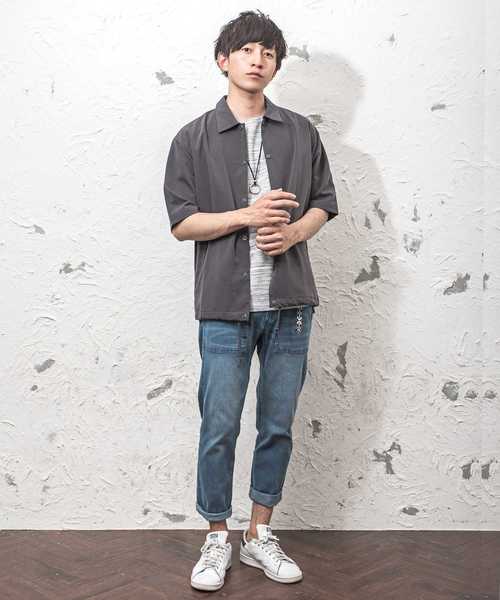 MinoriTY（マイノリティ）の「S/S接触冷感コーチジャケット（その他アウター・メンズ・ネイビー/ダークグレー/ブラック/ベージュ/チャコール・L/M）」の6枚目の写真