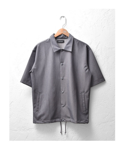 MinoriTY（マイノリティ）の「S/S接触冷感コーチジャケット（その他アウター・メンズ・ネイビー/ダークグレー/ブラック/ベージュ/チャコール・L/M）」の21枚目の写真