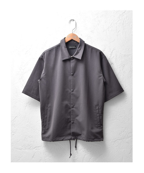 MinoriTY（マイノリティ）の「S/S接触冷感コーチジャケット（その他アウター・メンズ・ネイビー/ダークグレー/ブラック/ベージュ/チャコール・L/M）」の9枚目の写真