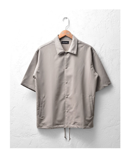 MinoriTY（マイノリティ）の「S/S接触冷感コーチジャケット（その他アウター・メンズ・ネイビー/ダークグレー/ブラック/ベージュ/チャコール・L/M）」の7枚目の写真