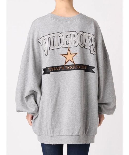 GYDA（ジェイダ）の「【ZOZO限定】WIDEBOYS スウェットプルオーバー（Tシャツ/カットソー・レディース・ネイビー/グレー/ベージュ/カーキ/ピンク・FREE）」の13枚目の写真