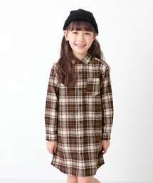 devirock | ネルチェックシャツワンピース(シャツワンピース)