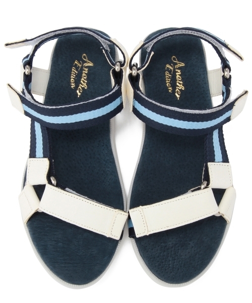 Another Edition（アナザーエディション）の「AE TapeSNDL ◆（サンダル・レディース・ブラック/ネイビー・MEDIUM/SMALL/LARGE）」の3枚目の写真