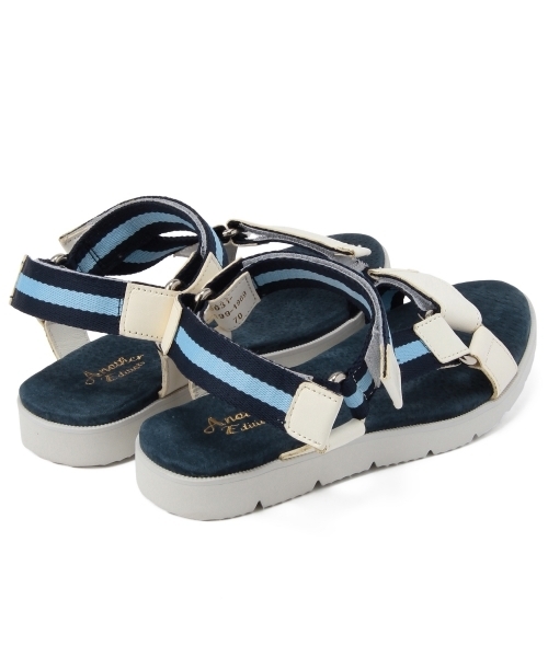 Another Edition（アナザーエディション）の「AE TapeSNDL ◆（サンダル・レディース・ブラック/ネイビー・MEDIUM/SMALL/LARGE）」の7枚目の写真