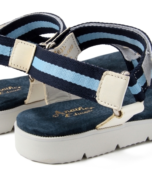 Another Edition（アナザーエディション）の「AE TapeSNDL ◆（サンダル・レディース・ブラック/ネイビー・MEDIUM/SMALL/LARGE）」の9枚目の写真