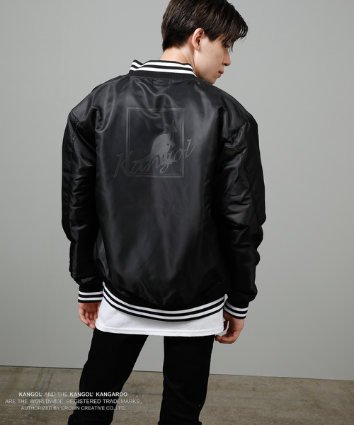 KANGOL（カンゴール）の「【KANGOL】別注ナイロンスタジアムジャケット 
