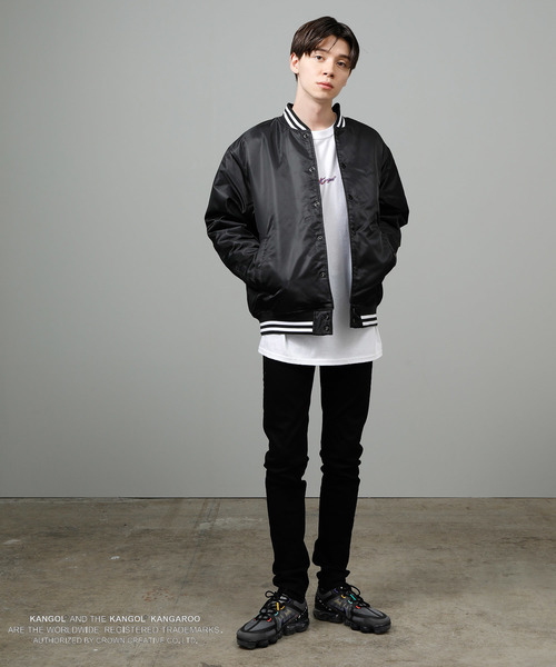 KANGOL（カンゴール）の「【KANGOL】別注ナイロンスタジアムジャケット 