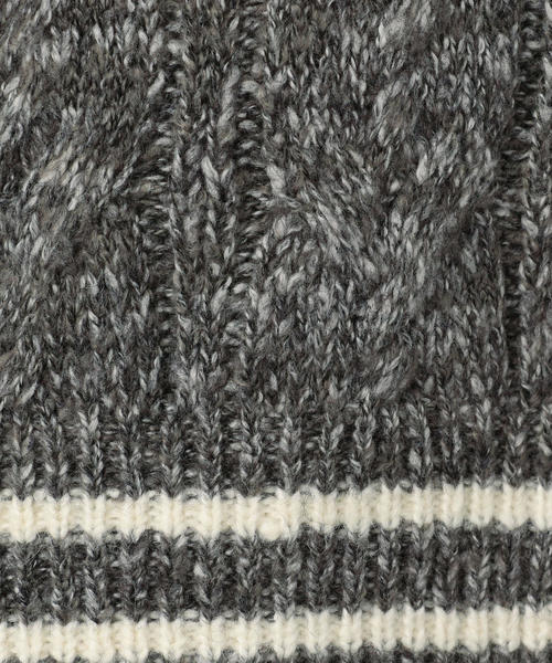 coen（コーエン）の「【ムック本掲載】ケーブルベスト（ベスト・レディース・ホワイト/グレー・FREE）」の20枚目の写真