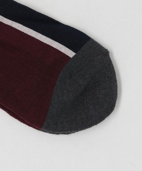 CHICSTOCKS（シックストックス）の「[ シックストックス ] CM ★ CHICSTOCKS CENTER LINE 1 ソックス（ソックス/靴下・メンズ・ネイビー/ワインレッド/ブラック/マスタード/グレー/ベージュ・FREE）」の8枚目の写真