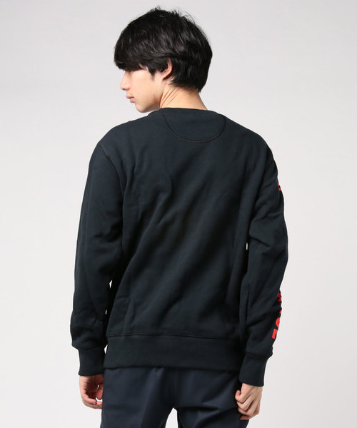 UNDER ARMOUR（アンダーアーマー）の「UA オリジネイト フリース クルー(トレーニング/トレーナー/MEN)（スウェット・メンズ・ヘザーグレー/ブラック・XXL/SM/XL/LG/MD）」の7枚目の写真