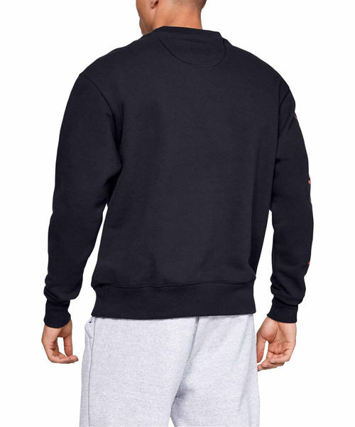 UNDER ARMOUR（アンダーアーマー）の「UA オリジネイト フリース クルー(トレーニング/トレーナー/MEN)（スウェット・メンズ・ヘザーグレー/ブラック・XXL/SM/XL/LG/MD）」の13枚目の写真