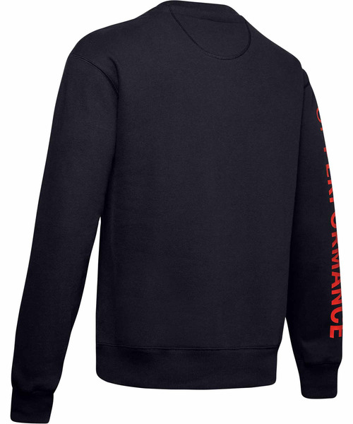 UNDER ARMOUR（アンダーアーマー）の「UA オリジネイト フリース クルー(トレーニング/トレーナー/MEN)（スウェット・メンズ・ヘザーグレー/ブラック・XXL/SM/XL/LG/MD）」の8枚目の写真