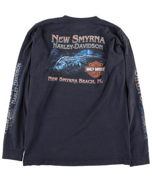 ブランド古着】袖プリント ロングTシャツ ロンT（Tシャツ/カットソー