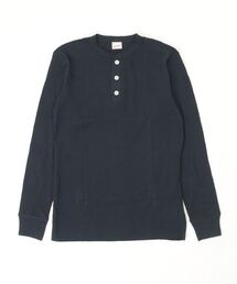 【 Healthknit / ヘルスニット 】 # ベーシックワッフルヘンリーネック長袖Tシャツ 601L SIP