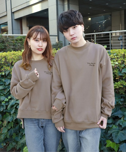 PairPair(ペアペア)の「バックプリントスウェット(スウェット・メンズ・ライトブラウン/ライトベージュ・FREE)」の18枚目の写真
